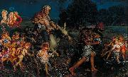 William Holman Hunt The Triumph of the Innocents oil painting on canvas